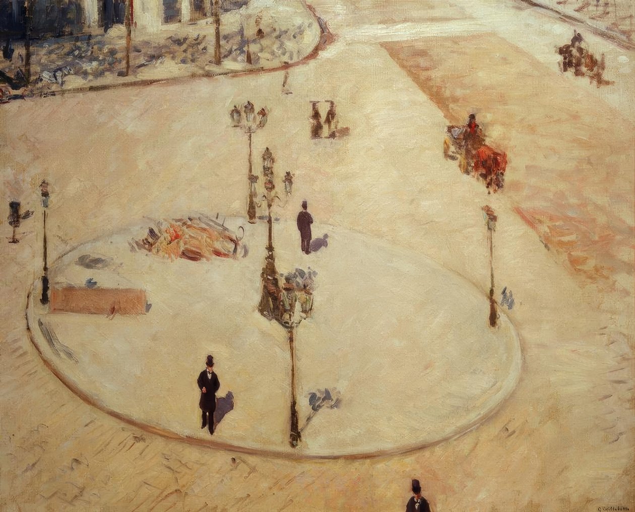 Un rifugio, Boulevard Haussmann da Gustave Caillebotte