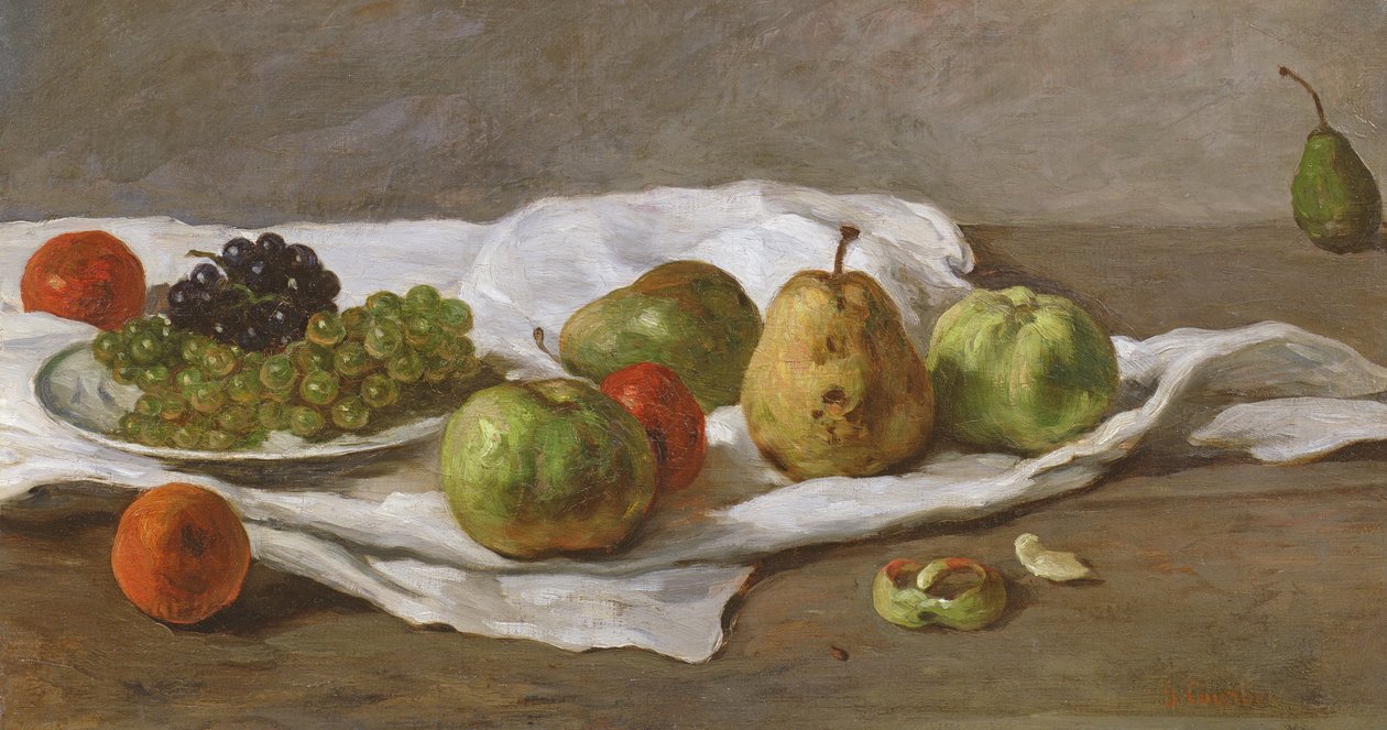 Mele, pere e uva da Gustave Courbet