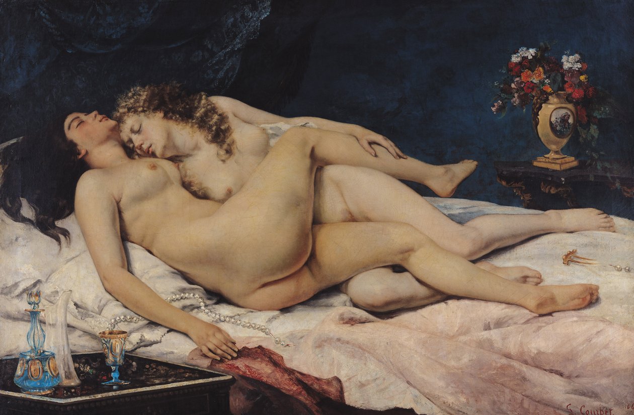 Le Sommeil, 1866 da Gustave Courbet