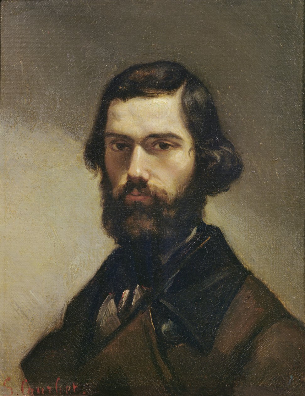Ritratto di Jules Valles (1832-85) c.1861 da Gustave Courbet
