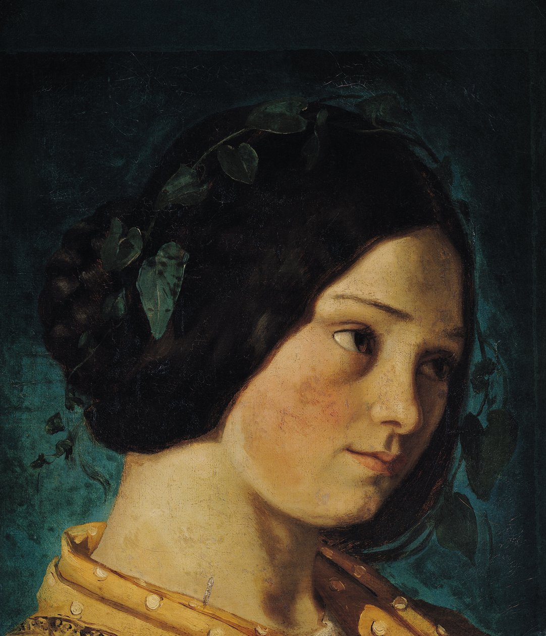 Ritratto di Zelie Courbet, c.1842 da Gustave Courbet