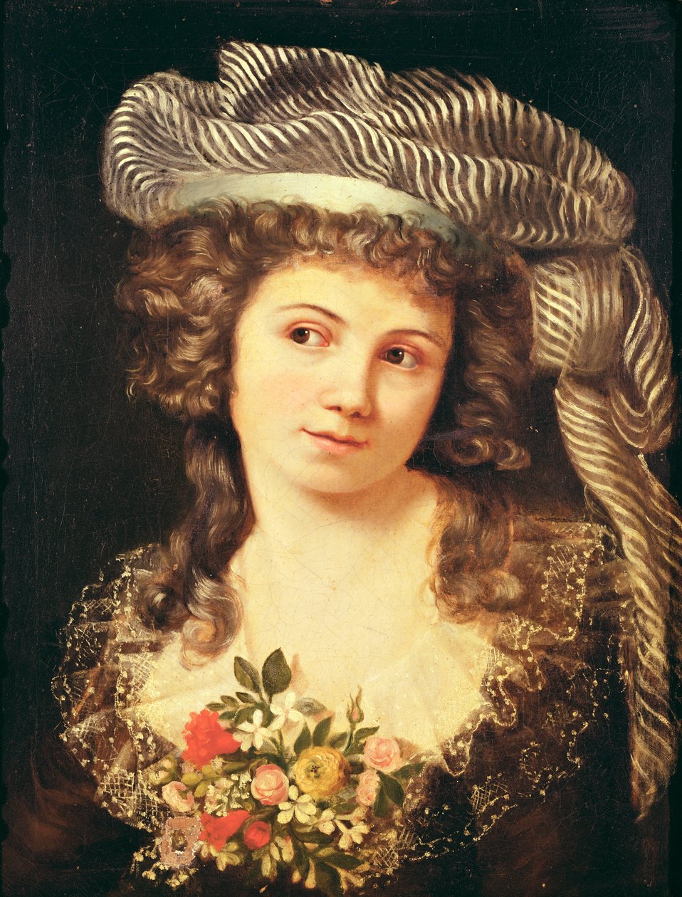 Ritratto di una giovane donna nello stile di Labille-Guiard da Gustave Courbet