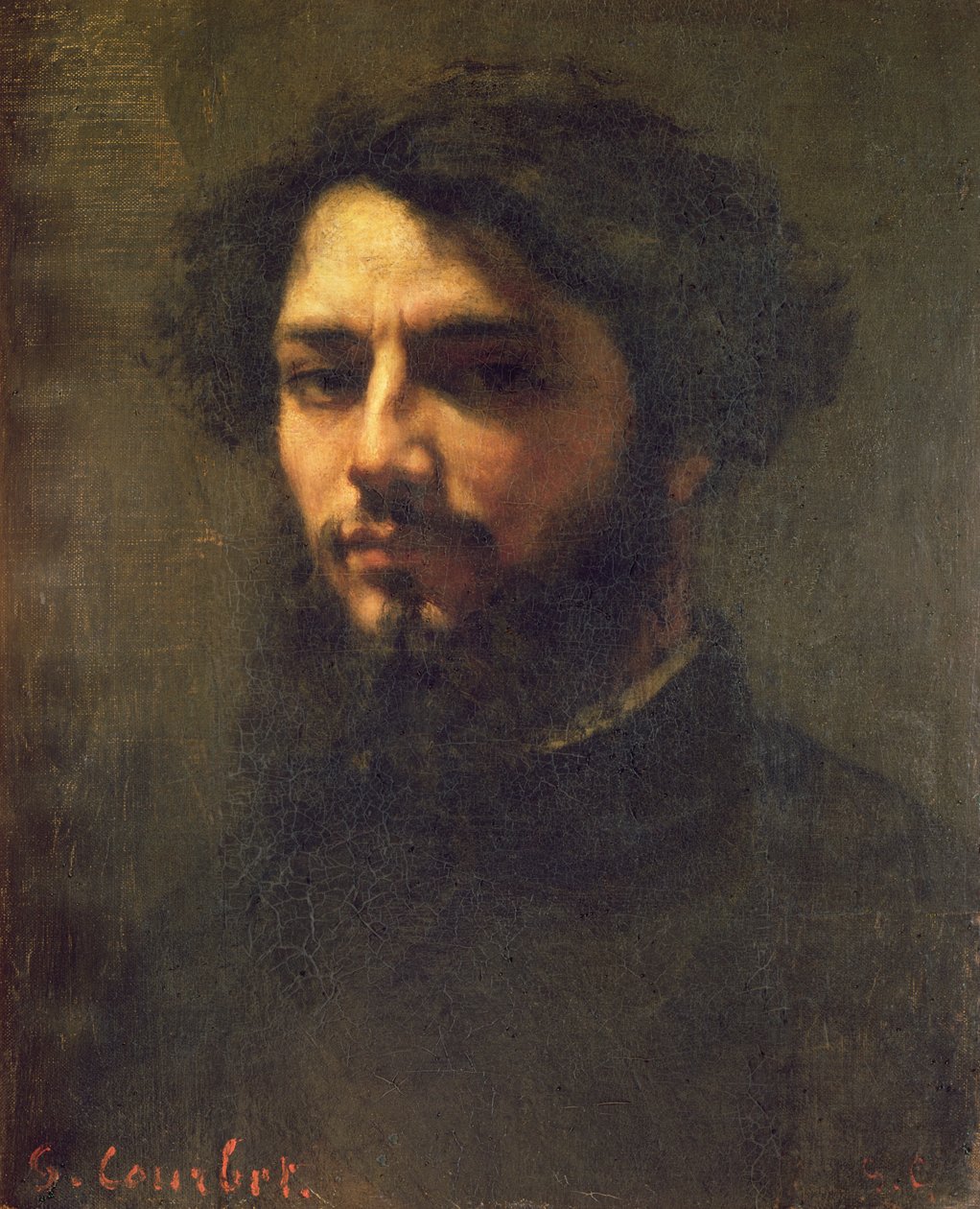 Autoritratto da Gustave Courbet
