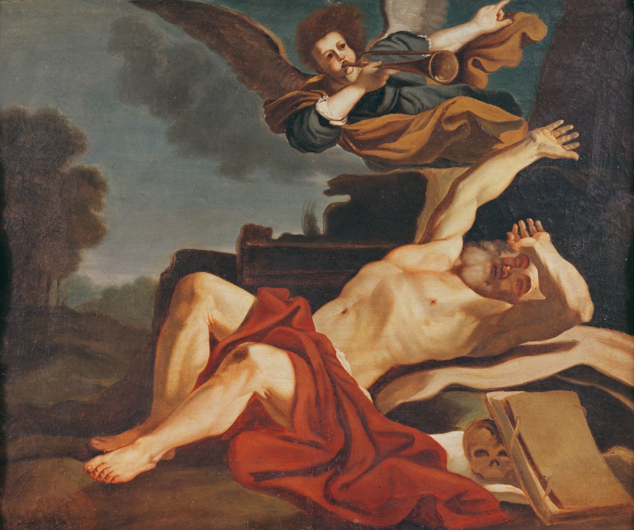 Il risveglio di San Girolamo, una copia dell