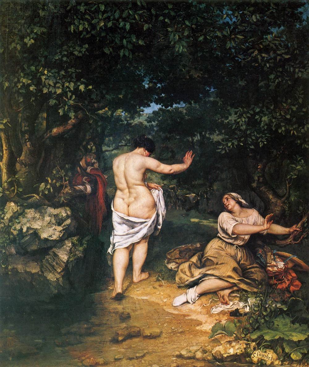 Le bagnanti da Gustave Courbet