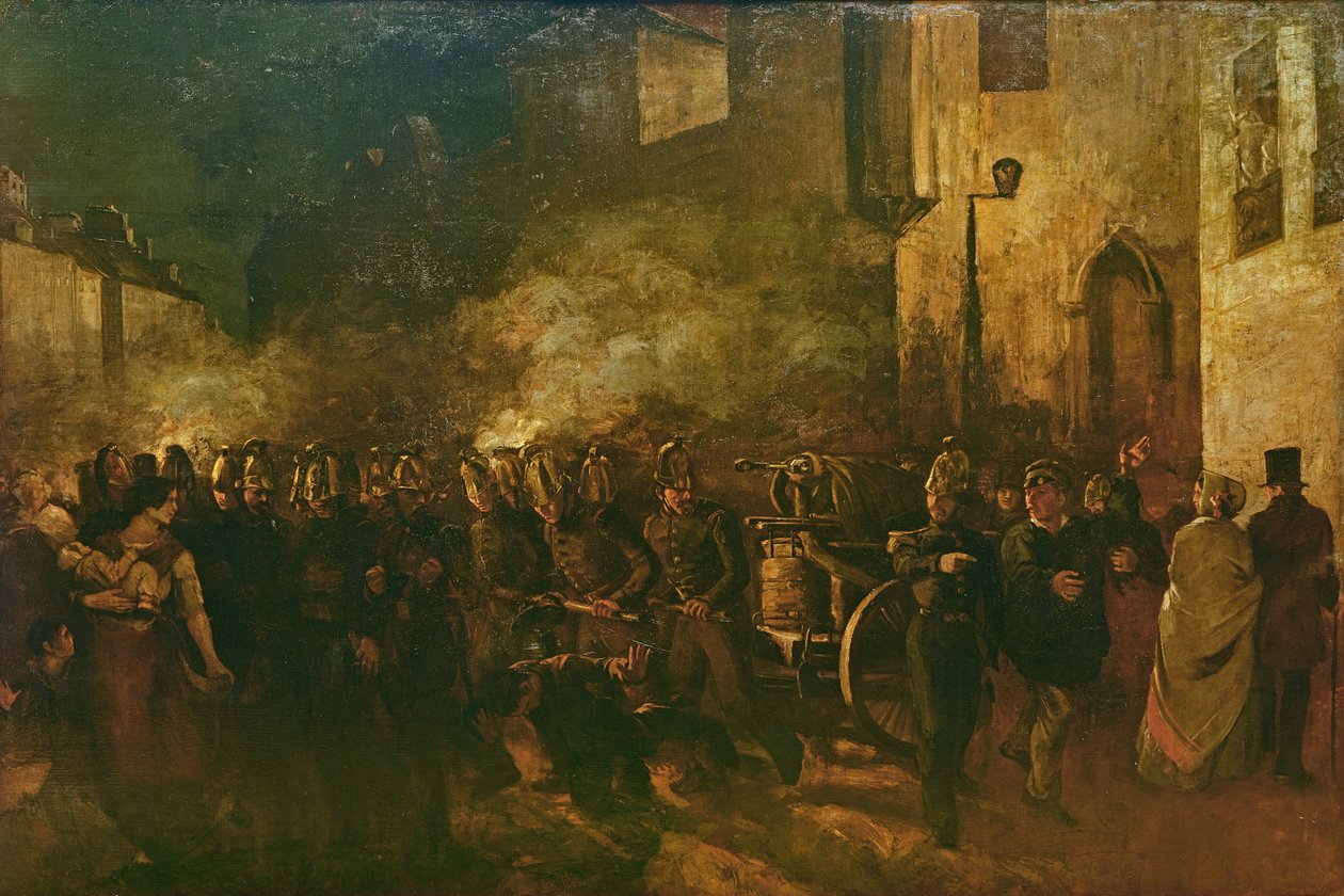 Il fuoco da Gustave Courbet