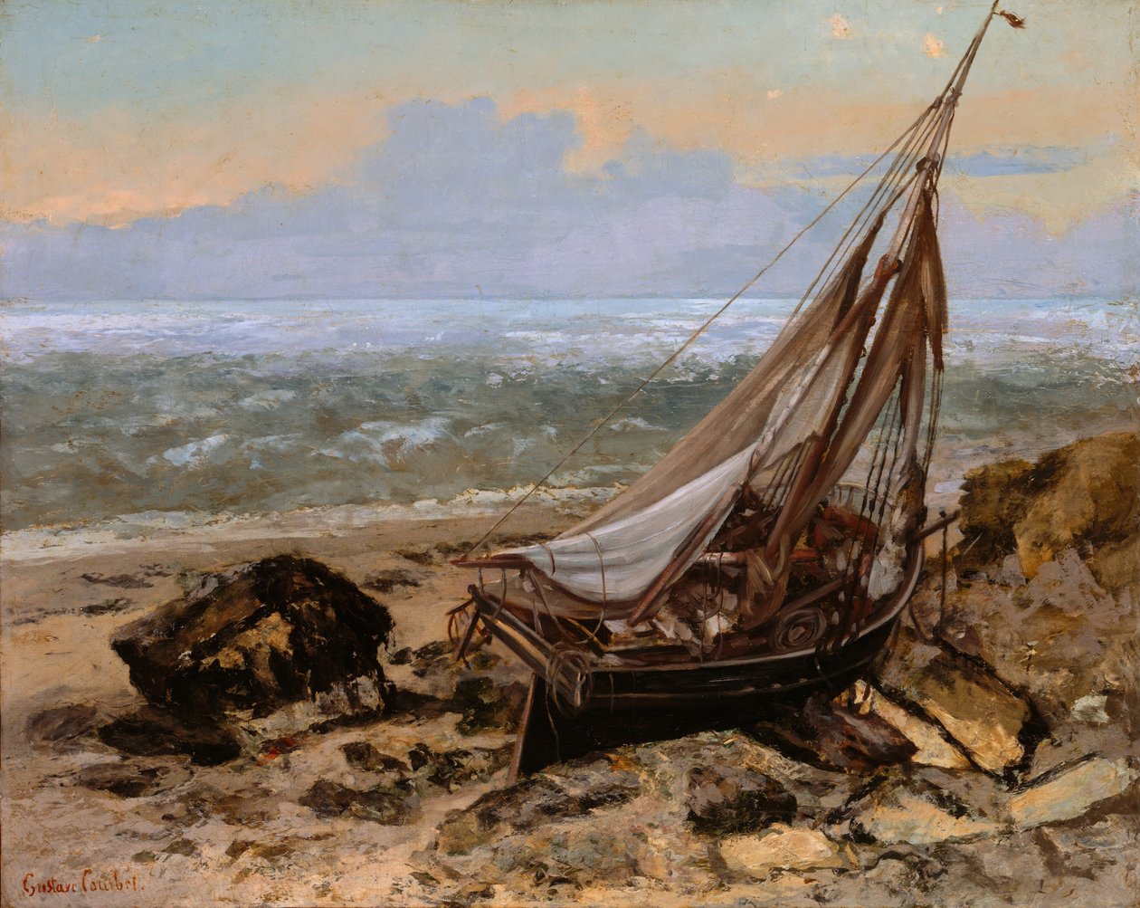 La barca da pesca da Gustave Courbet