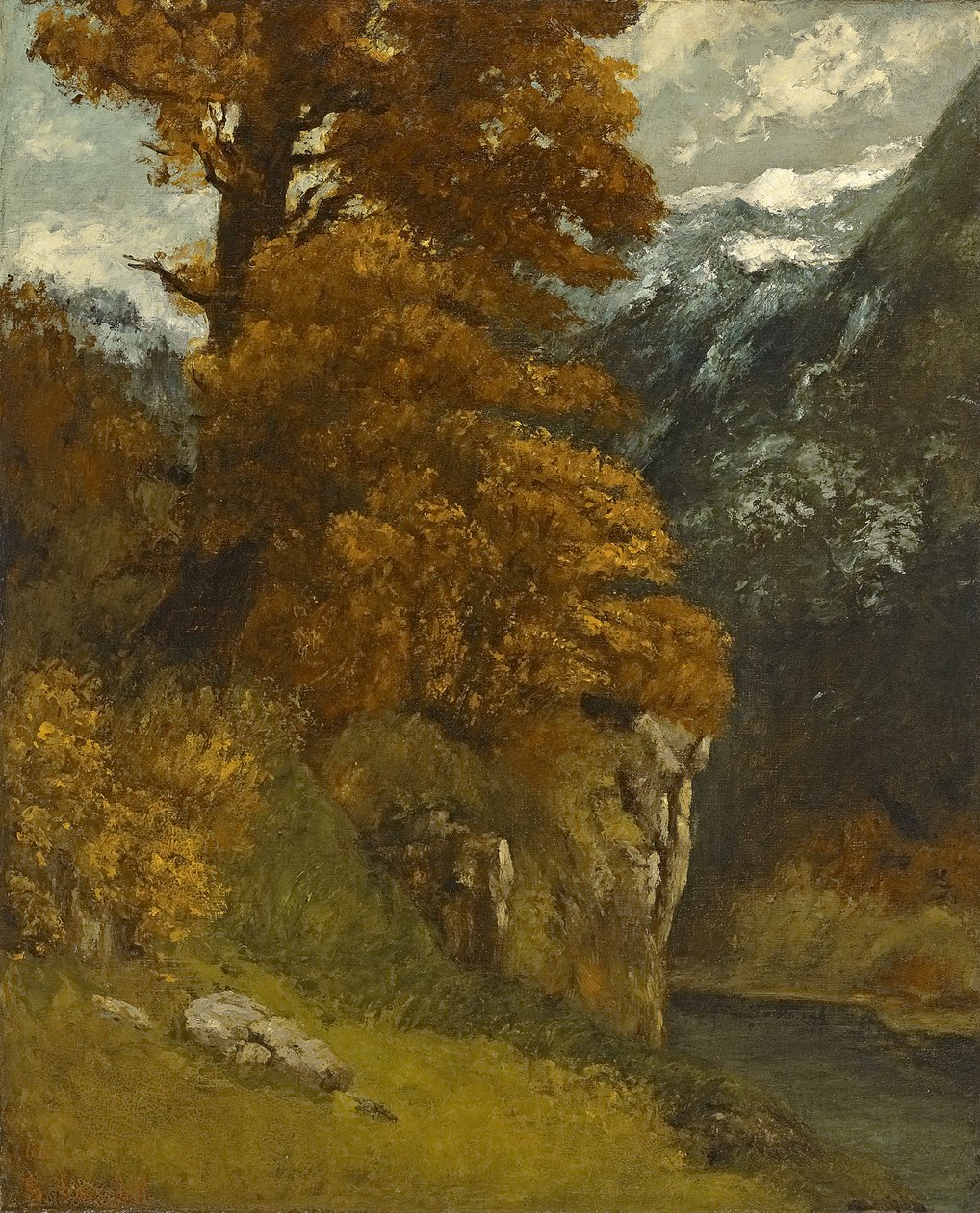La valle di Ornans, 1866 da Gustave Courbet