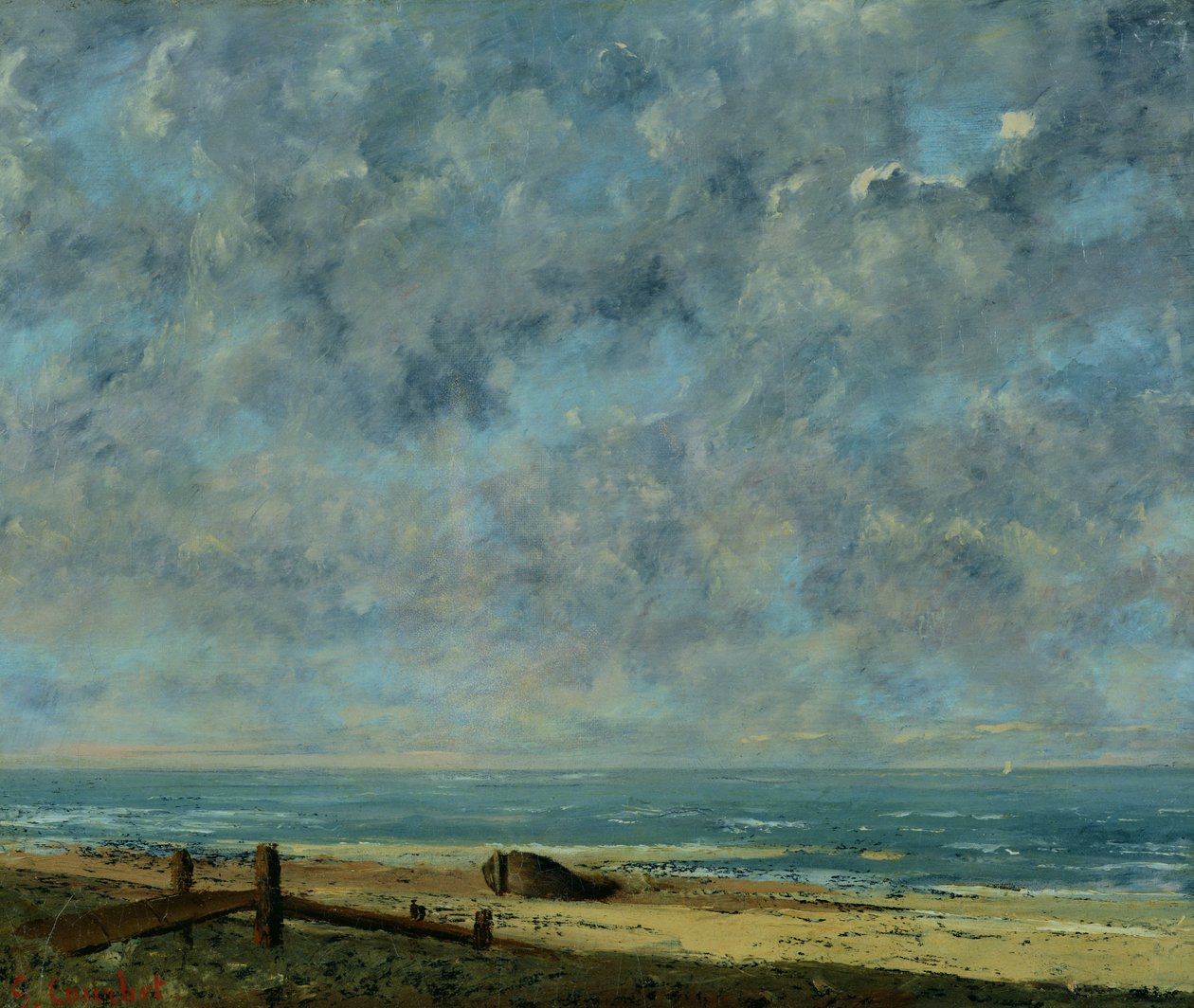 Il mare, c.1872 da Gustave Courbet