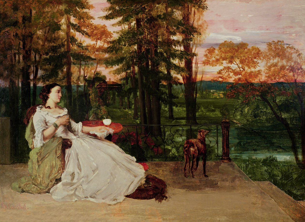 Donna di Francoforte, 1858 da Gustave Courbet