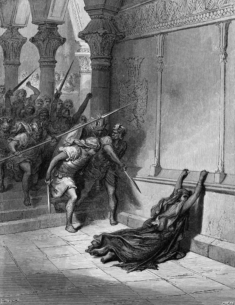 La morte di Atalia da Gustave Dore