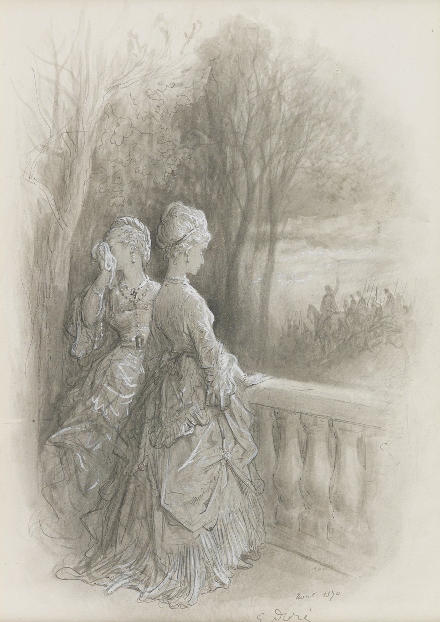 Les Adieux, 1870 da Gustave Dore