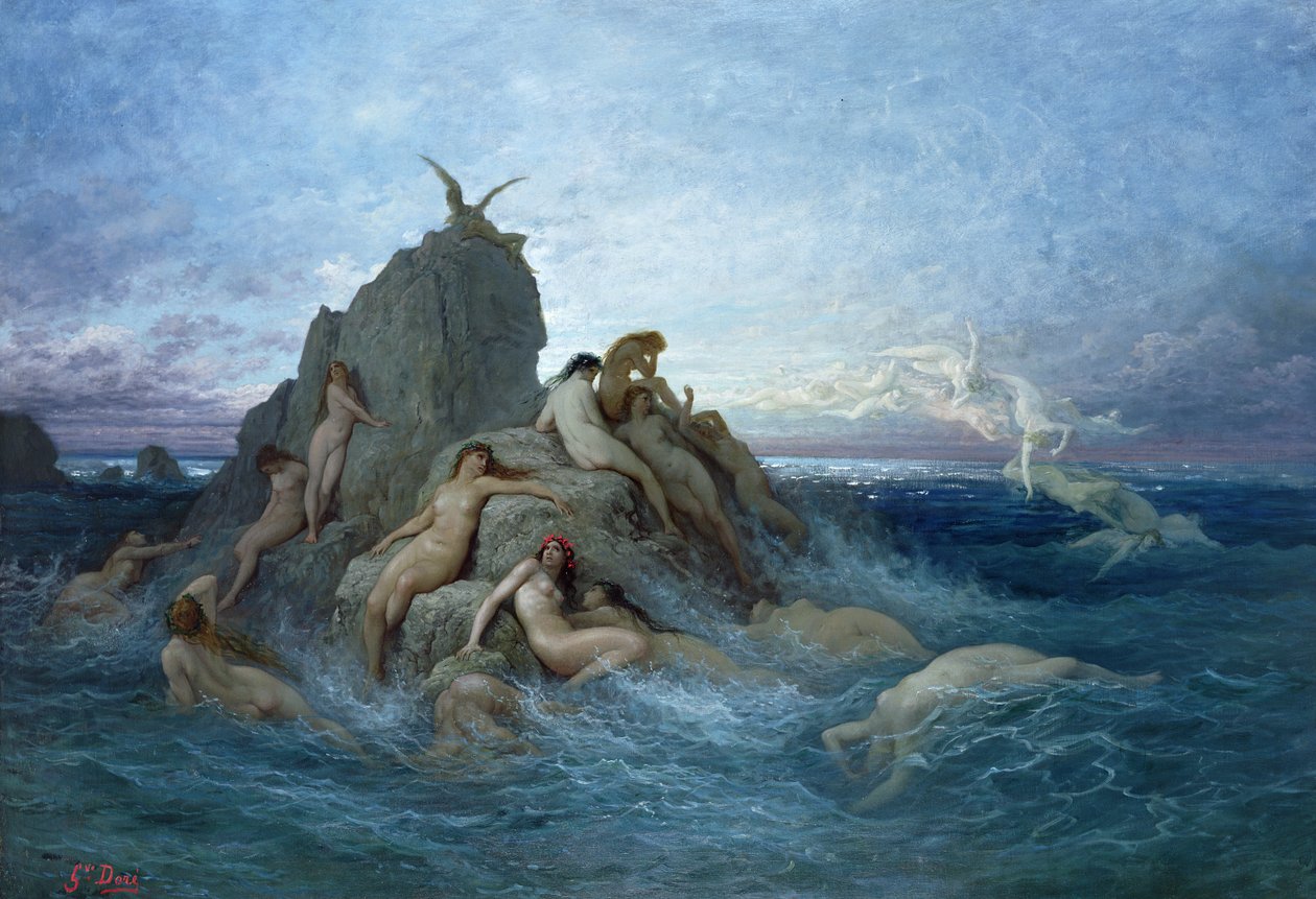 Le Oceanidi da Gustave Dore