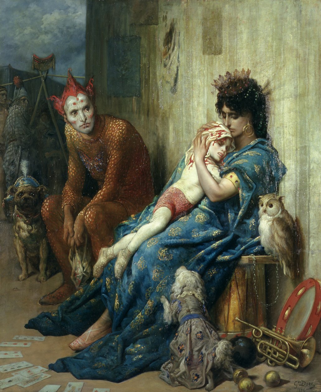 Les Saltimbanques, 1874 da Gustave Dore
