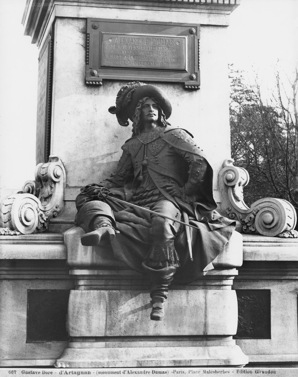 Monumento ad Alexandre Dumas Padre, d