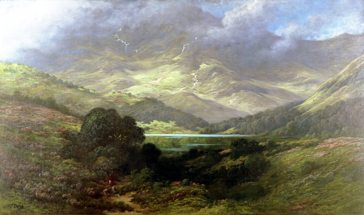 Altopiani scozzesi da Gustave Dore