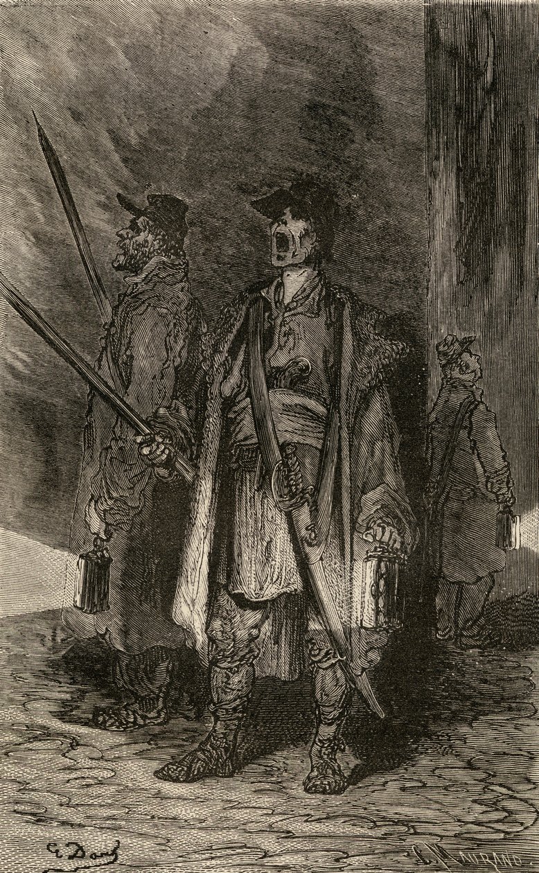Serenos, guardiani notturni, illustrazione da 
