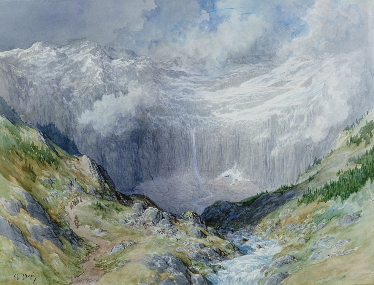 Il Circo a Gavarnie, 1882 da Gustave Dore