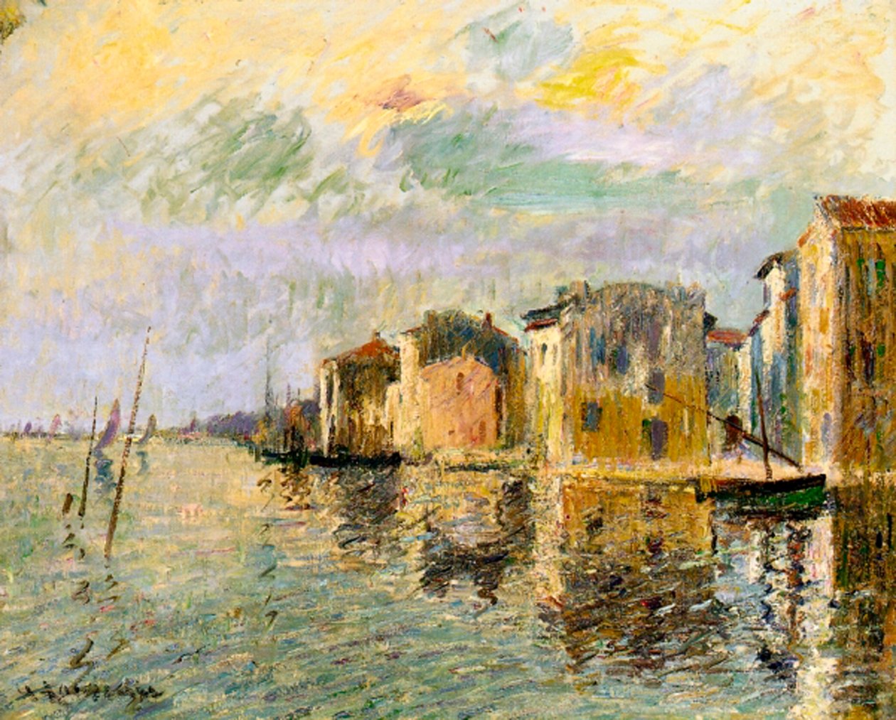 Martigues, sud della Francia, c.1903 da Gustave Loiseau