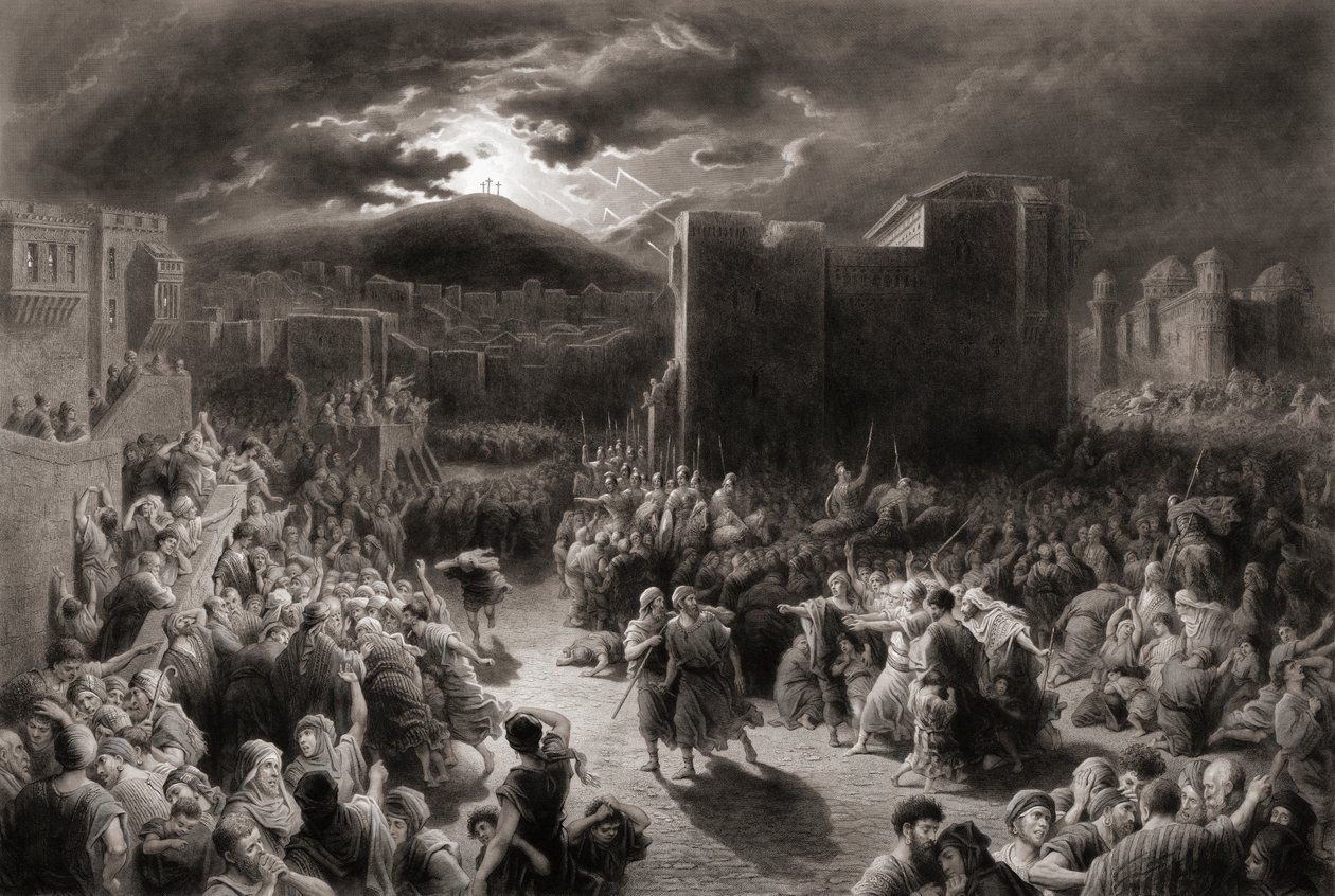 La Crocifissione di Cristo da Gustave (after) Dore