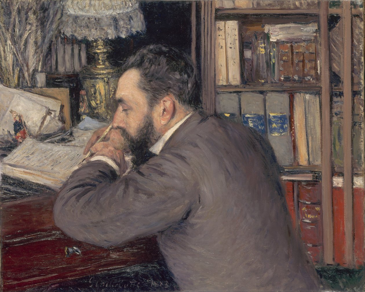 Henri Cordier da Gustave Caillebotte