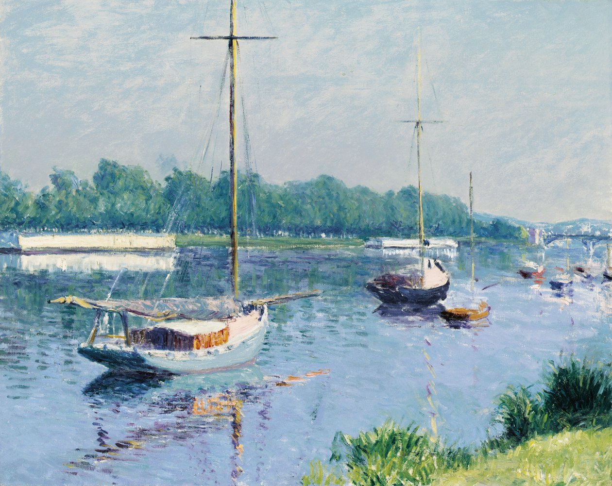 Lago di Argenteuil, c.1882 da Gustave Caillebotte