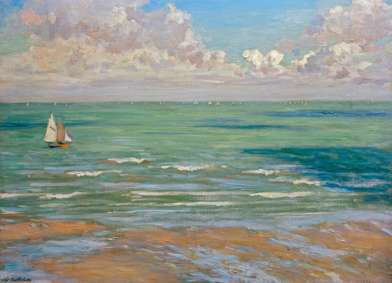 Marina (o Marina, regate a Villers) da Gustave Caillebotte
