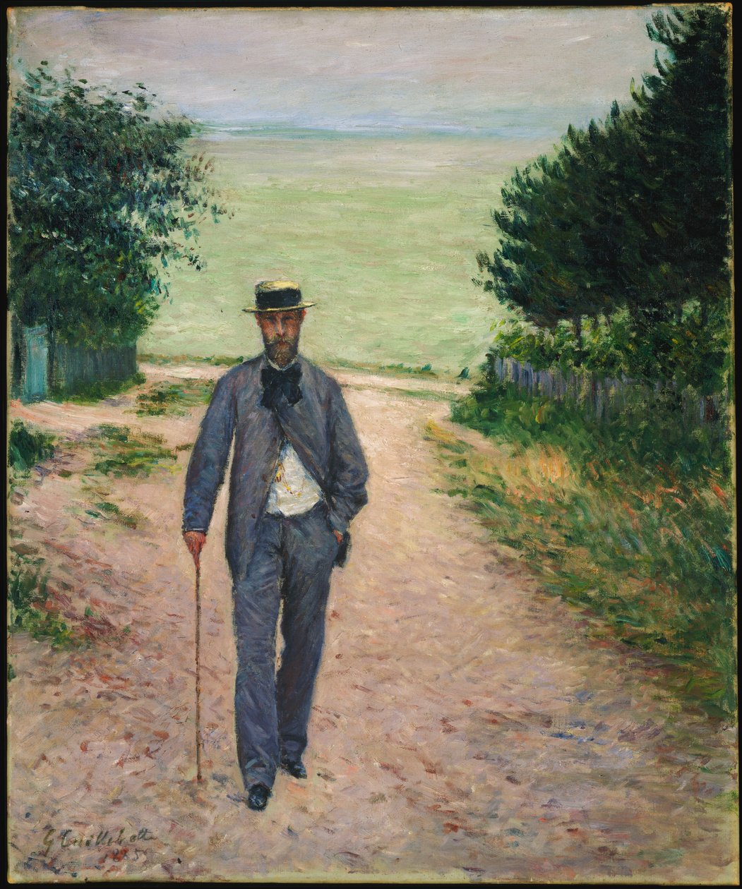 Passeggiatore sul mare da Gustave Caillebotte