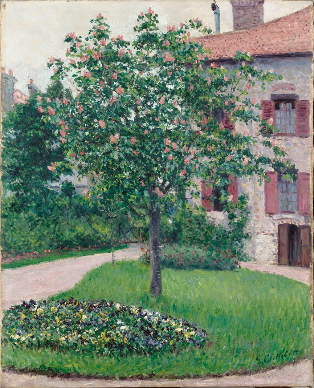 Albero in fiore, 1882 da Gustave Caillebotte