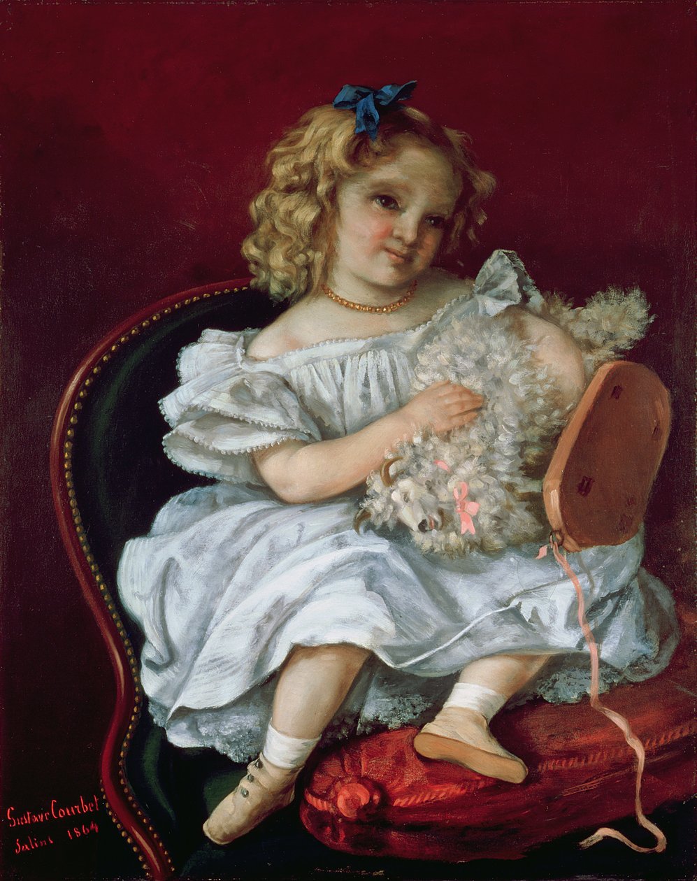 Beatrice Bouvet (n.1861) 1864 da Gustave Courbet