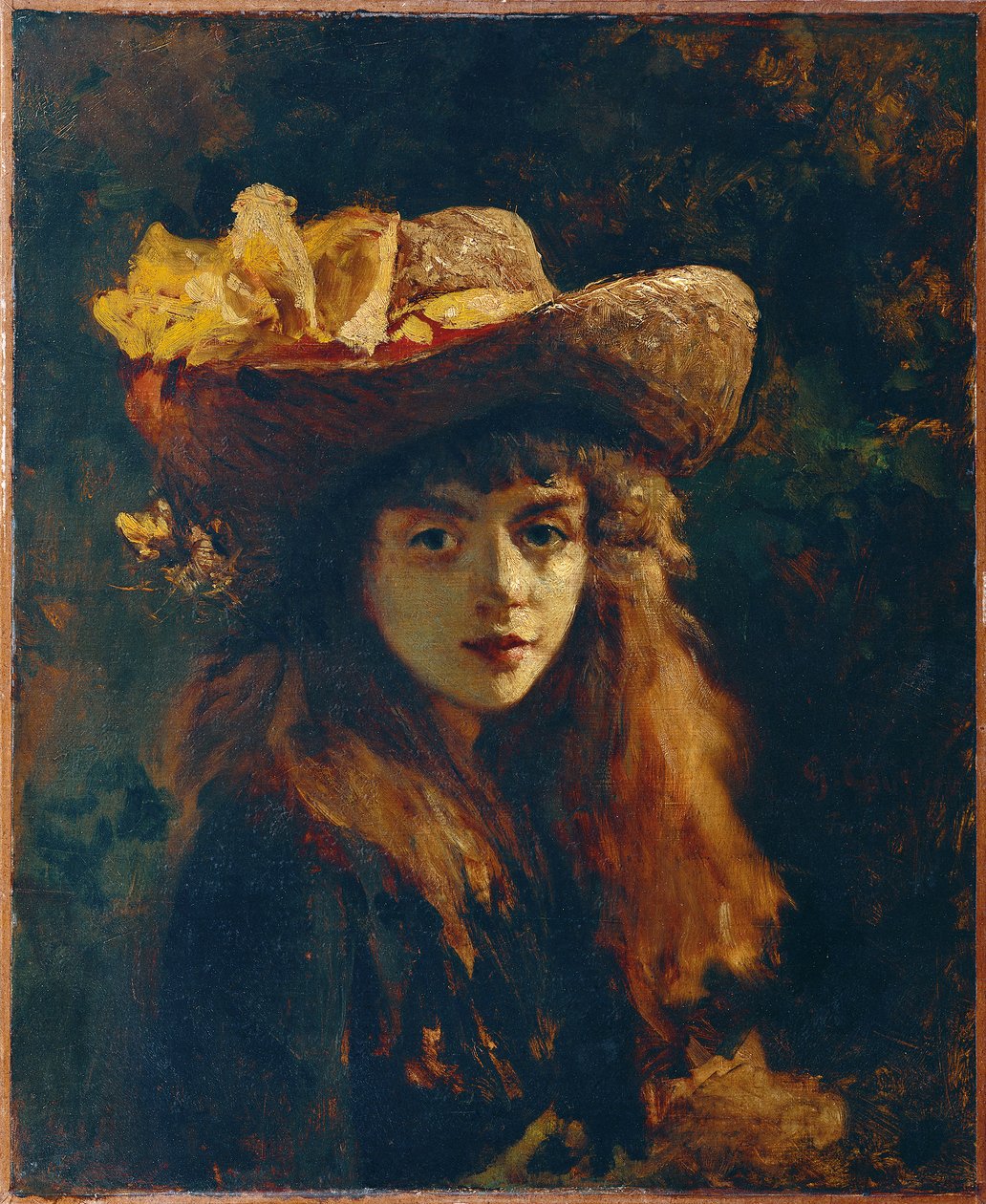 Ritratto di una ragazza da Gustave Courbet