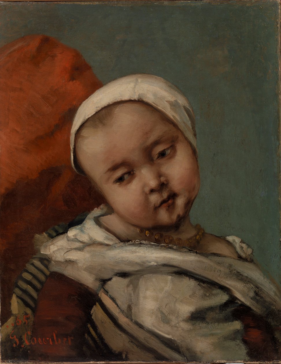 Testa di un bambino, 1865 da Gustave Courbet