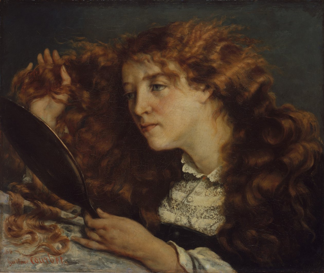 Jo, La Belle Irlandaise, 1865-66 da Gustave Courbet