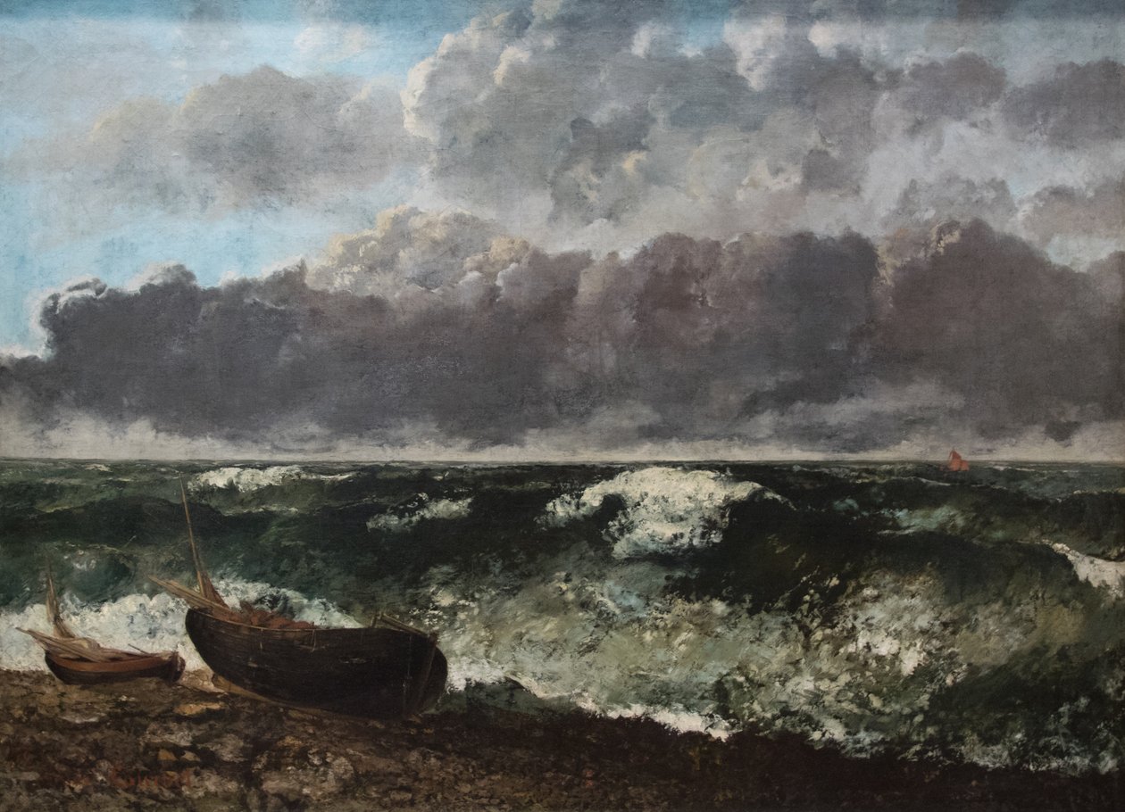 Il mare in tempesta da Gustave Courbet