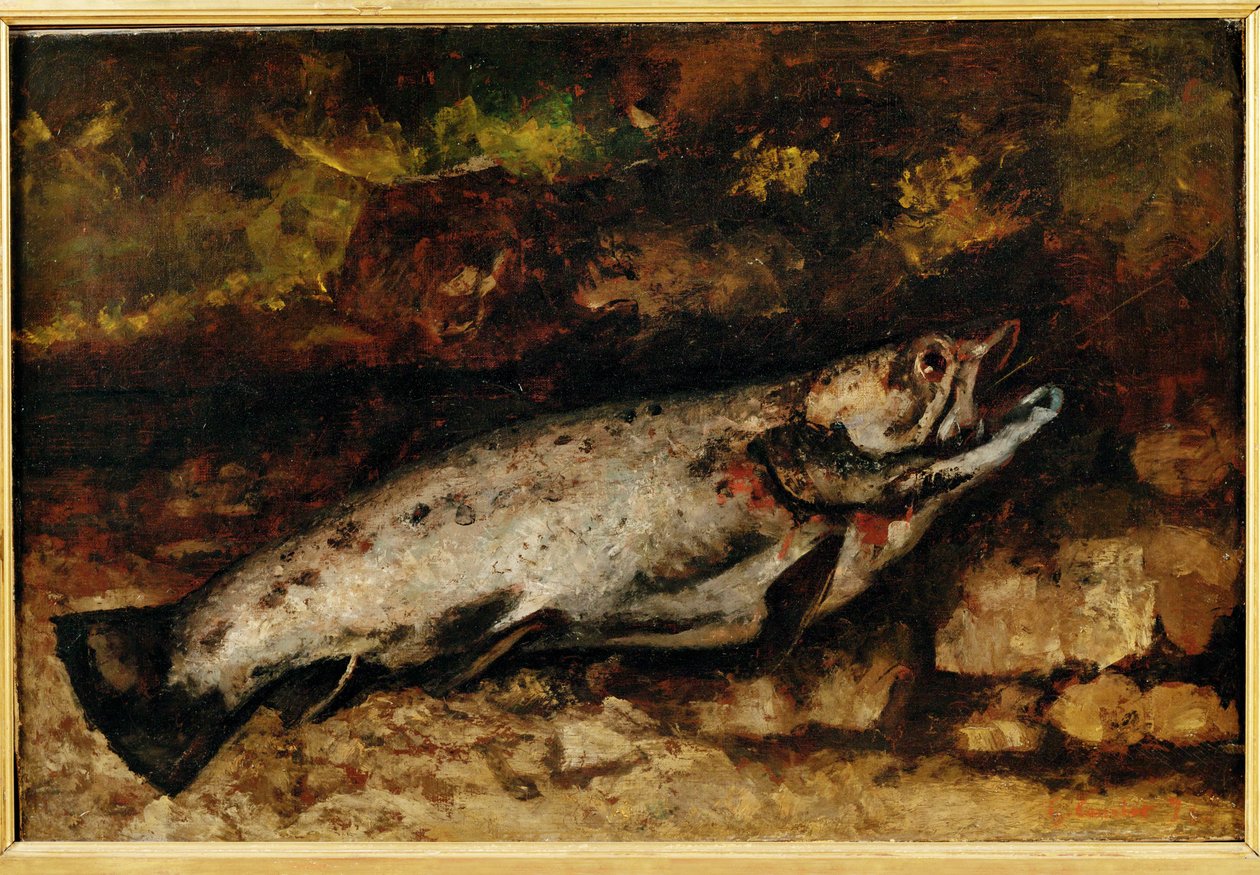 La truite - La trota ... da Gustave Courbet