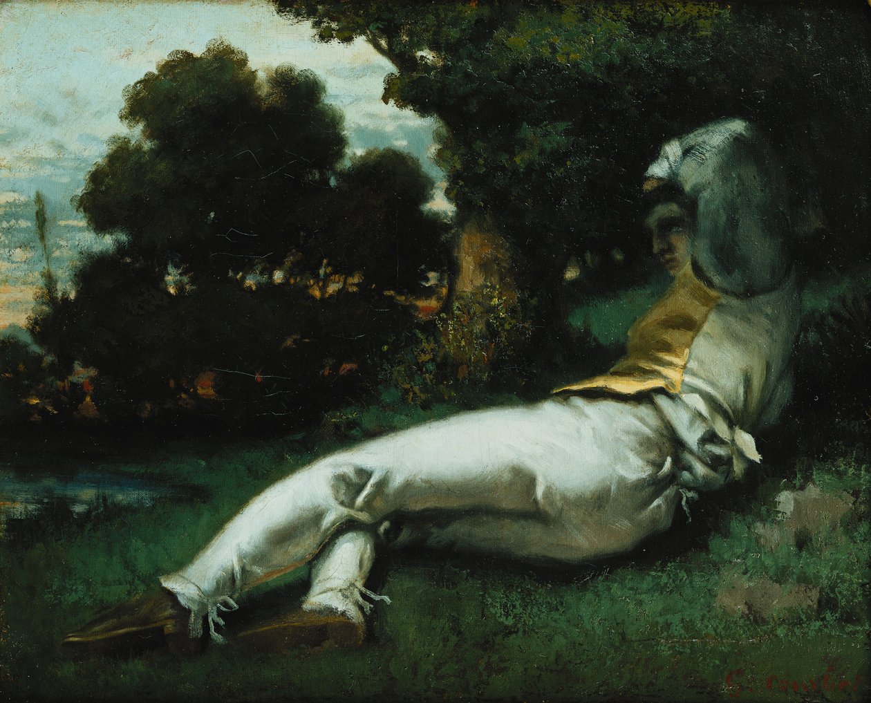 Pisolino; La Sieste, c.1841-42 da Gustave Courbet