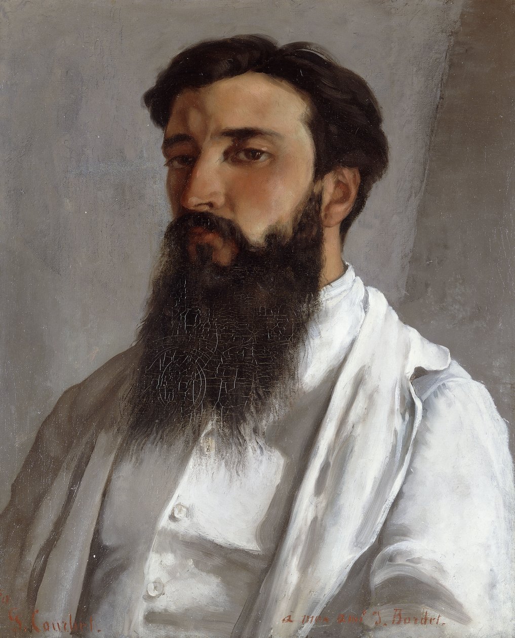 Ritratto di Jules Bordet da Gustave Courbet
