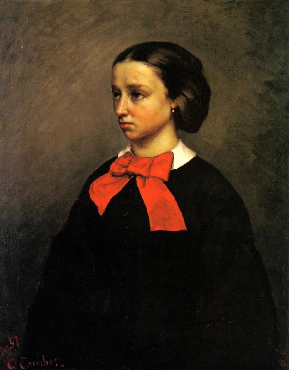 Ritratto di Madame Jacquet da Gustave Courbet