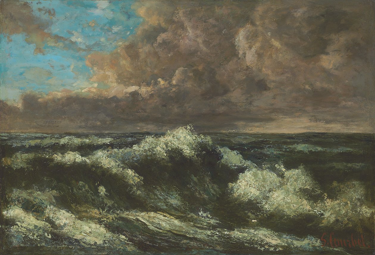 Paesaggio marino da Gustave Courbet