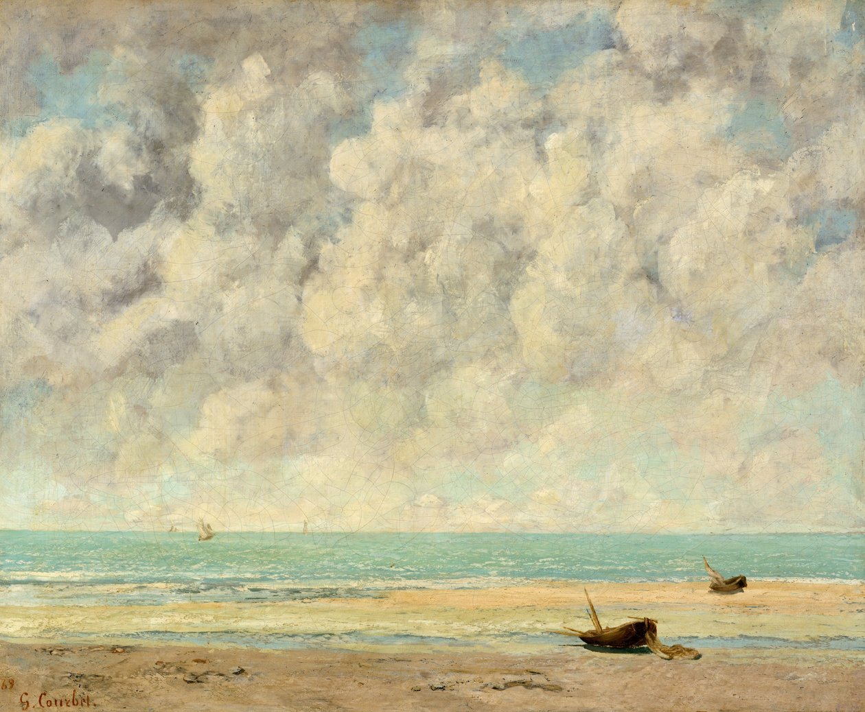 Il mare calmo da Gustave Courbet