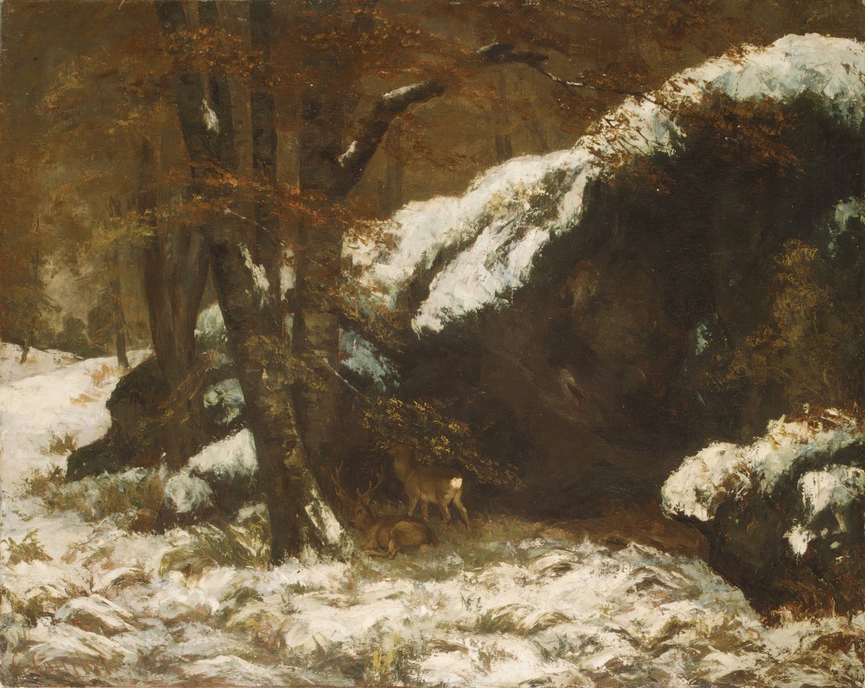 Il Cervo da Gustave Courbet