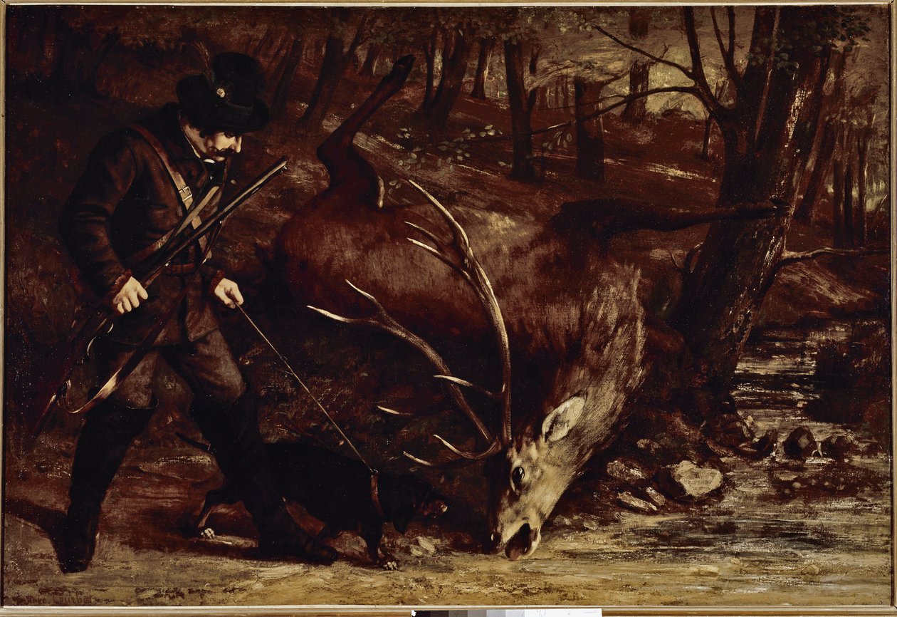 Il cacciatore tedesco da Gustave Courbet