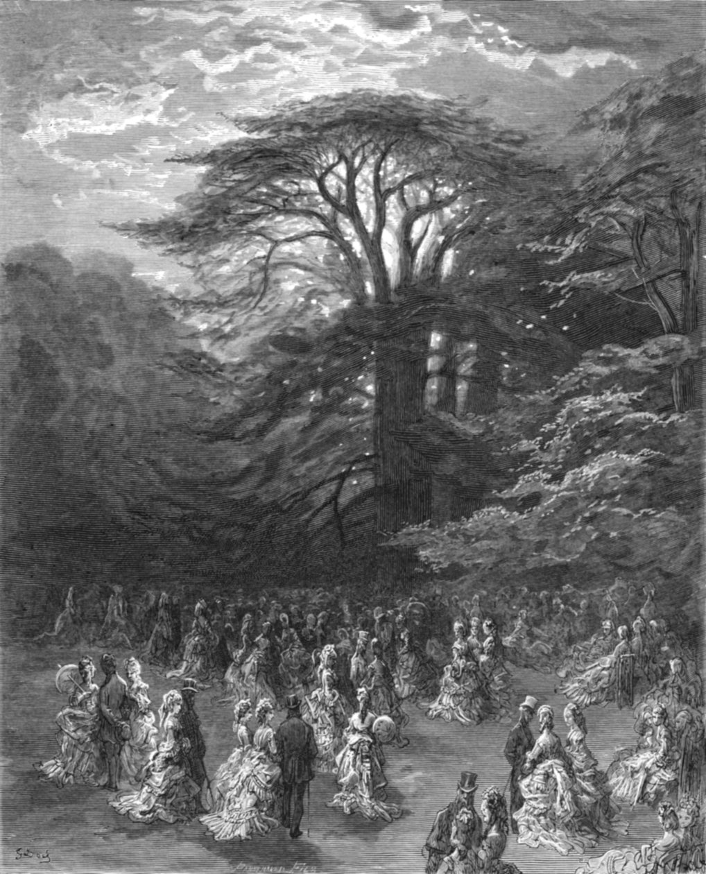 Una festa a Chiswick, 1872 da Gustave Dore