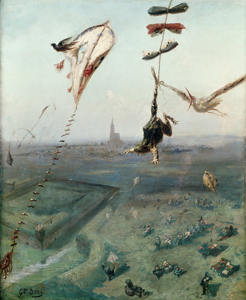 Tra cielo e terra, 1862 da Gustave Dore