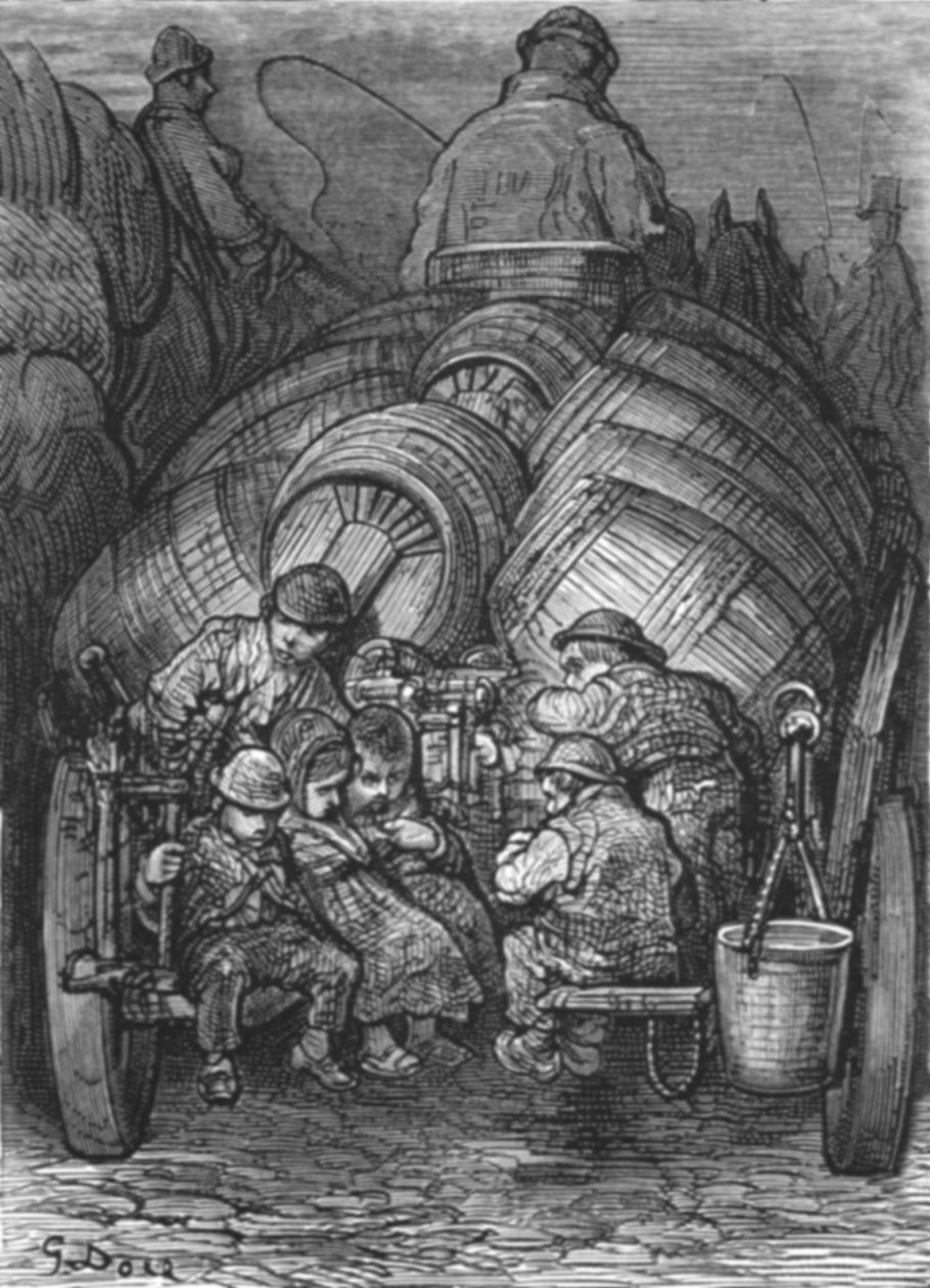 Il carro del birraio da Gustave Dore