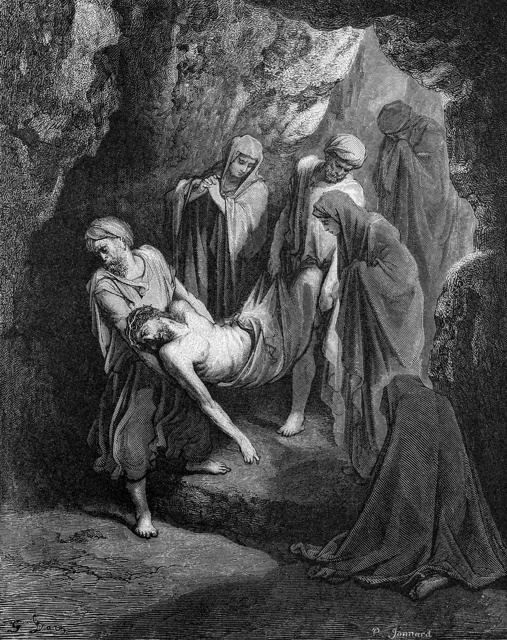 Sepoltura di Gesù da Gustave Dore