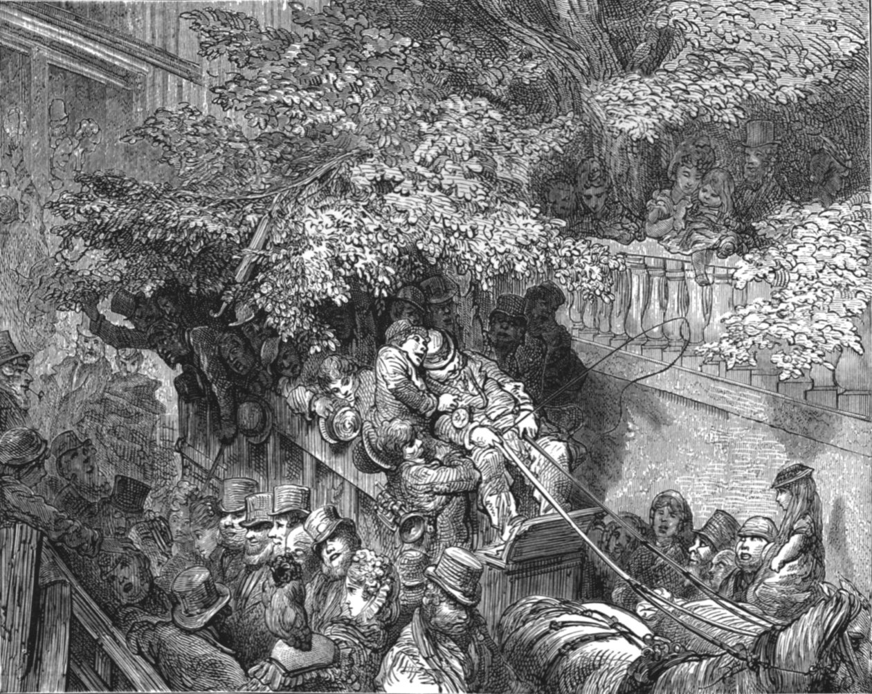 Intrappolato nei rami da Gustave Dore