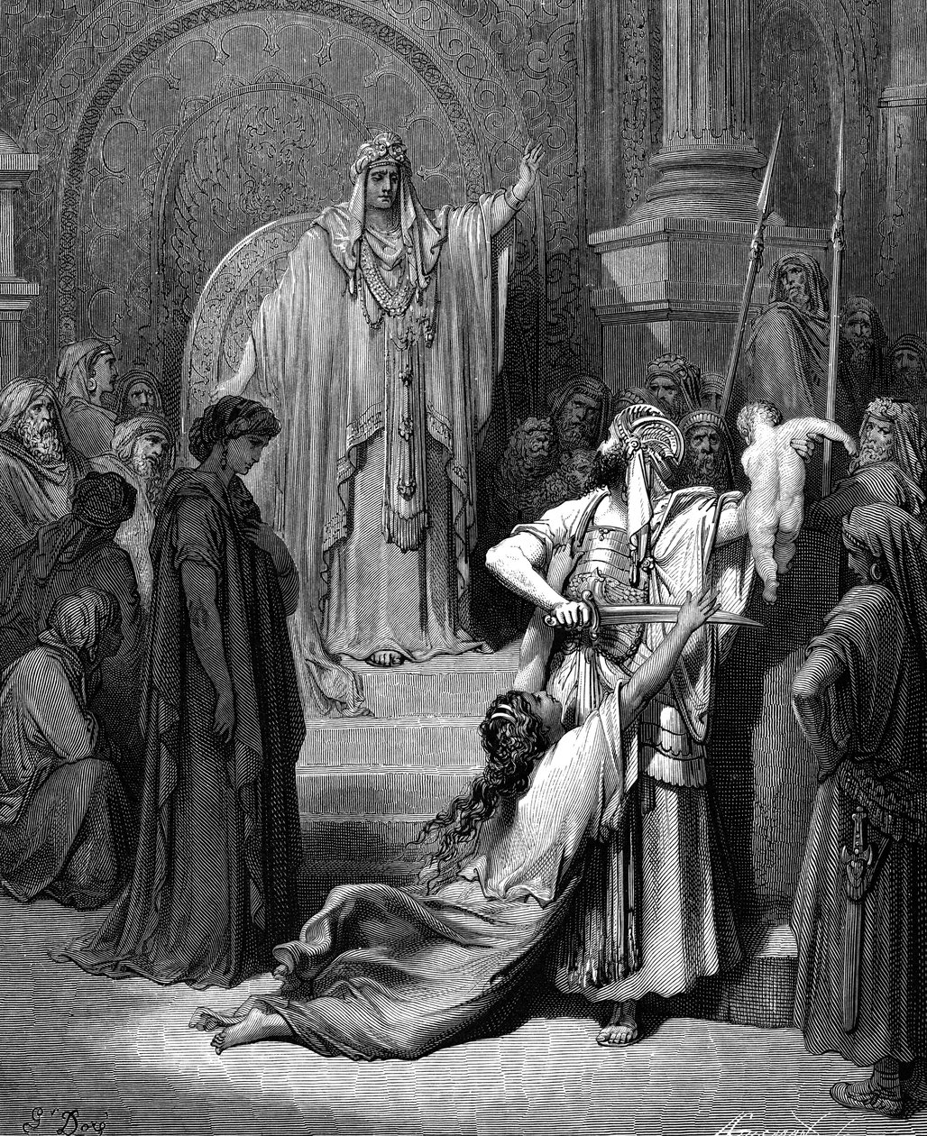 Giudizio di Salomone da Gustave Dore