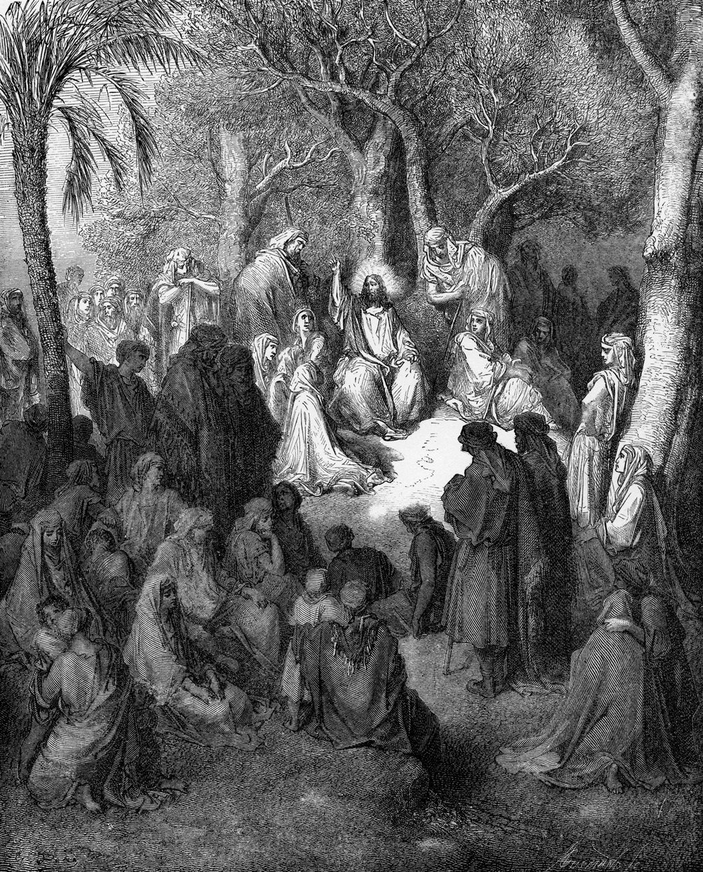Discorso della Montagna da Gustave Dore