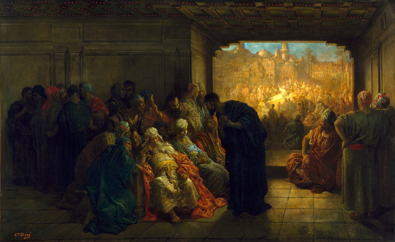 La casa di Caifa, 1875 da Gustave Dore